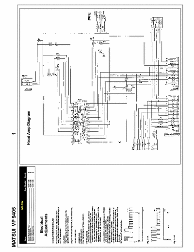 MATSUI MATSUI_VCR VP9405 MATSUI_VCR VP9405 schematic